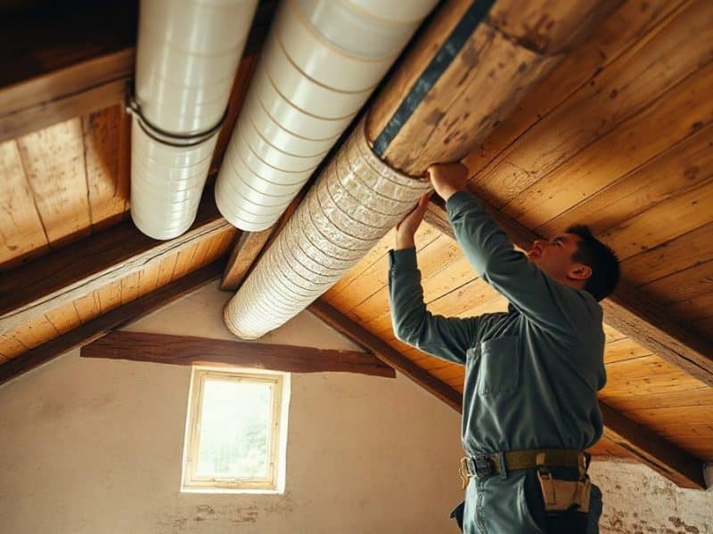 Installer une VMC dans une maison ancienne : où passer les gaines ?