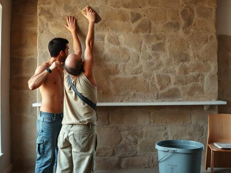 Nettoyer un mur en pierre à l&rsquo;intérieur sans l&rsquo;abîmer