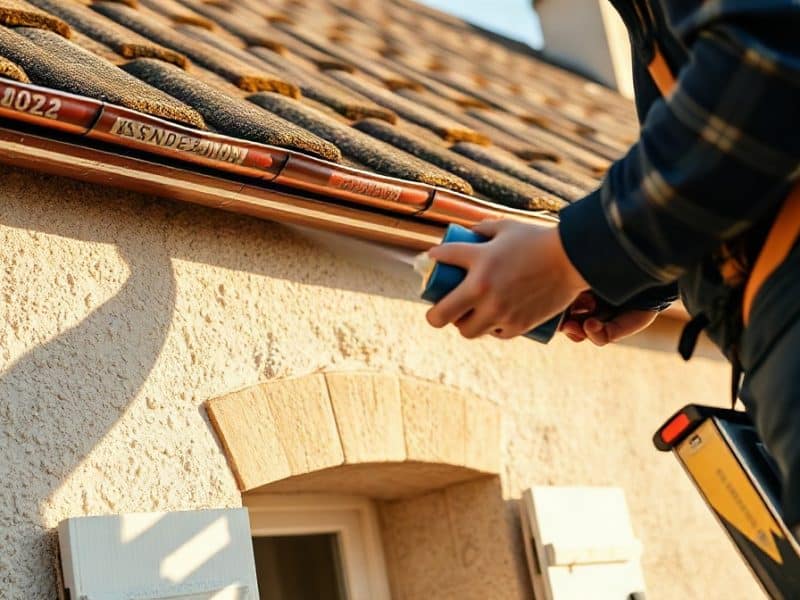 Solin contre un mur crépi : comment l&rsquo;étancher durablement ?