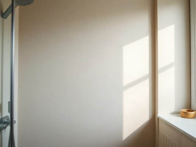 Un enduit à la chaux dans une salle de bain tient-il face aux projections ?